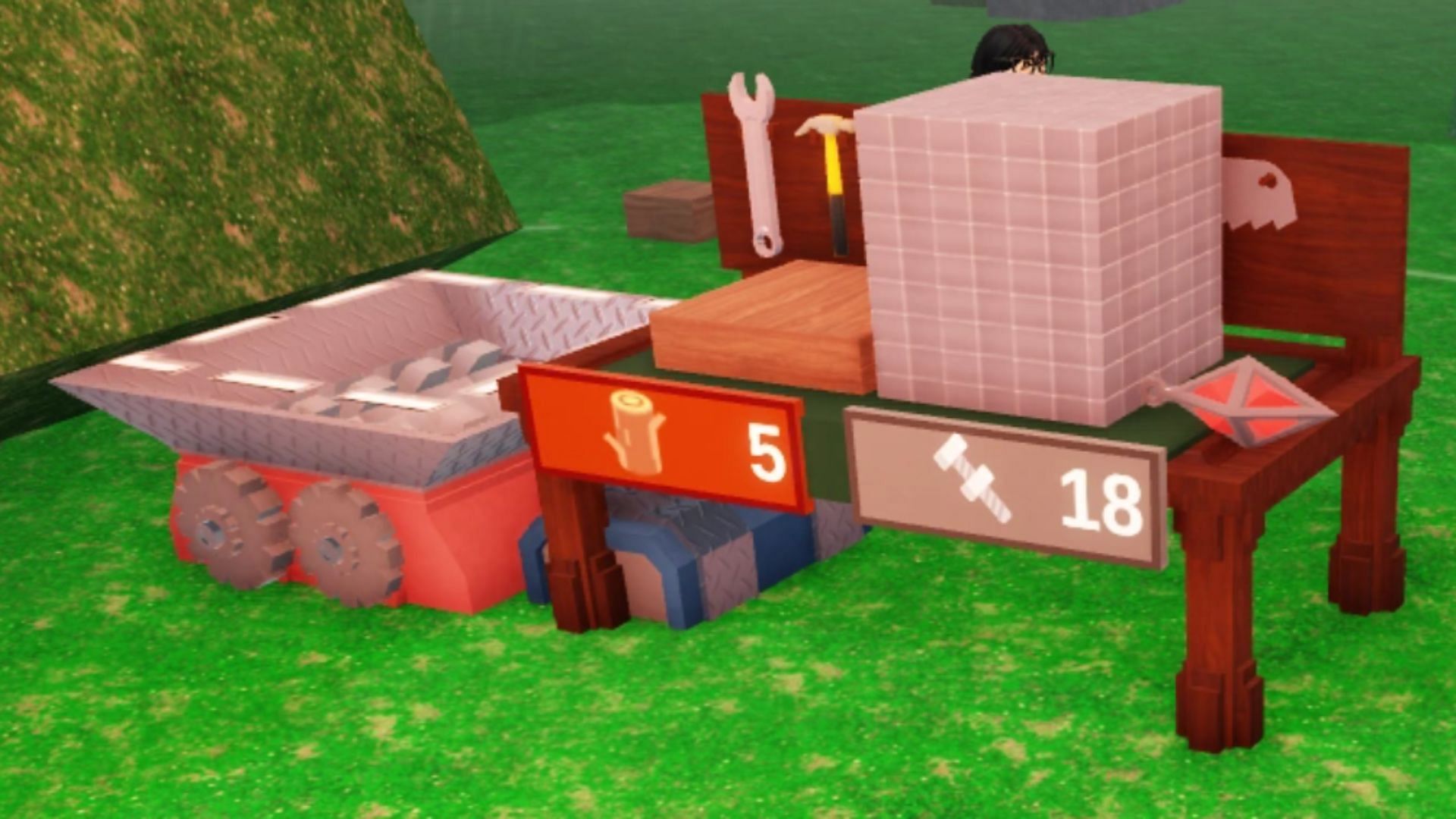The Crafting Bench (Image via Roblox)
